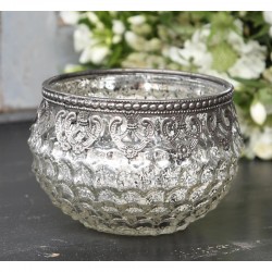 Szklany Świecznik Chic Antique