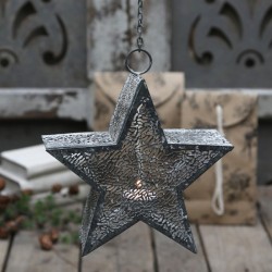 Wiszący Świecznik Gwiazda