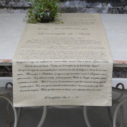 Lniany Bieżnik Na Stół Chic Antique Święta 2