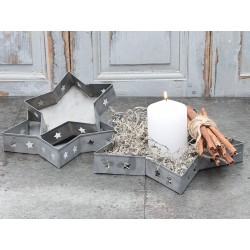 Metalowa Taca Chic Antique Gwiazda B DRUGA KATEGORIA