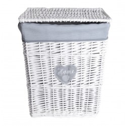 Wiklinowy Kosz Na Bieliznę Biały B