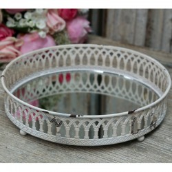 Taca Metalowa z Lustrem 1