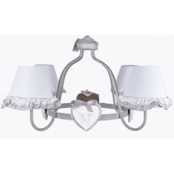 Żyrandol Prowansalski Szary A