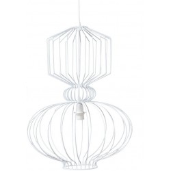 Lampa Skandynawska Metalowa Biała