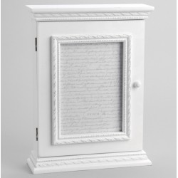 Szafka Na Klucze Biała z Kluczem