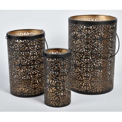 Lampiony Ażurowe 2 Belldeco 3szt.