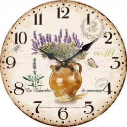 Zegar z Lawendą 22