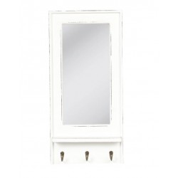 Lustro Shabby Chic Z Wieszakami