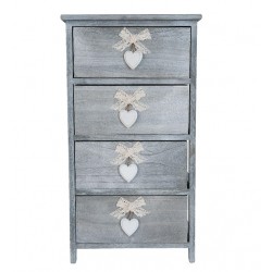 Szafka Rustykalna Szara Serca A