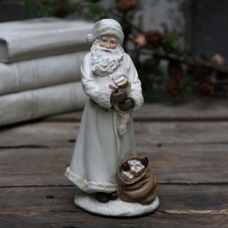 Figurka Świąteczna Mikołaj z Prezentami