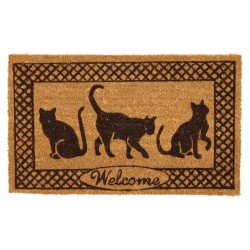 Wycieraczka Z Kotami Kokosowa 2