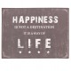Metalowy Obrazek Happiness