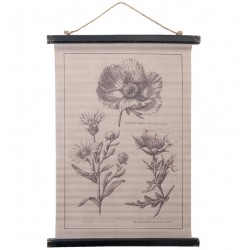 Obraz Vintage Mapa z Kwiatami 2