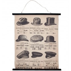 Obraz Vintage Mapa z Kwiatami A