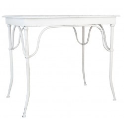 Metalowy Stolik Biały