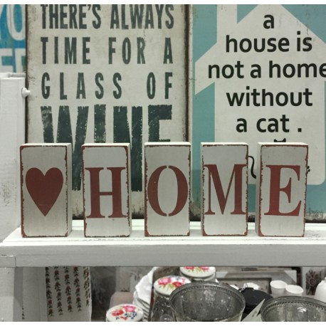 Literki Na Klockach HOME B