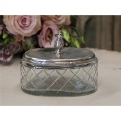 Szklany Pojemnik Chic Antique Owalny