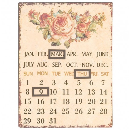 Kalendarz Retro Róże