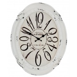 Zegar Owalny Biały