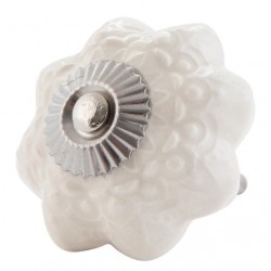 Gałki Meblowe Biały Kwiat