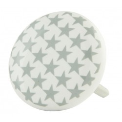 Gałki Meblowe W Gwiazdki Szare A