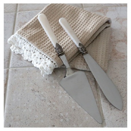 Łopatka i Nóż Do Ciasta Chic Antique