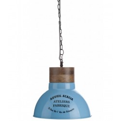 Lampa Metalowa Aluro Enzo Niebieska L