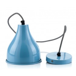 Lampa Metalowa Aluro Nuno Niebieska