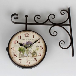 Zegar Dworcowy z Lawendą B