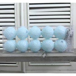 Kule Świecące Cotton Balls Różowe