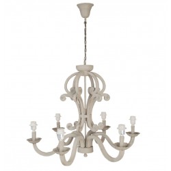 Szary Żyrandol w Stylu Prowansalskim