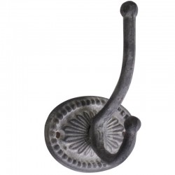Wieszak Ścienny Żeliwny Szary 6