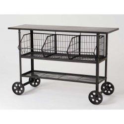 Konsola Metalowa z Koszami