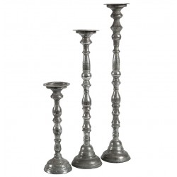 Świecznik Metalowy Belldeco Grigio C