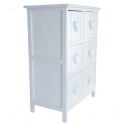 Szafka Prowansalska Biała z Sercami