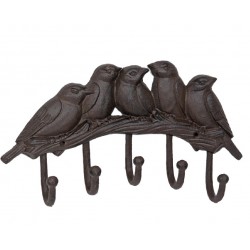 Wieszak Żeliwny z Ptaszkami