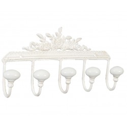 Wieszak Prowansalski z Różami Kremowy