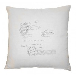 Poduszka Francuska Pocztówka Kwadratowa