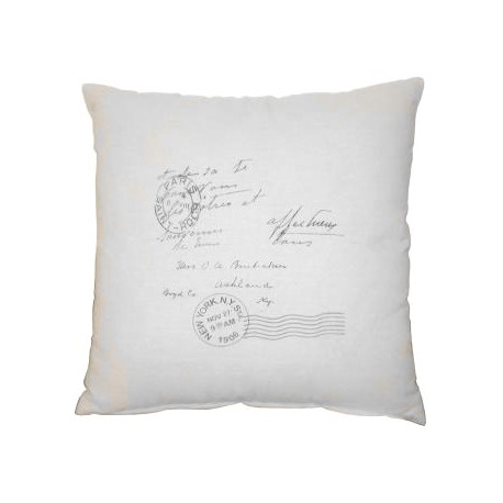 Poduszka Francuska Pocztówka Kwadratowa