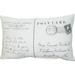 Poduszka Francuska Pocztówka Kwadratowa
