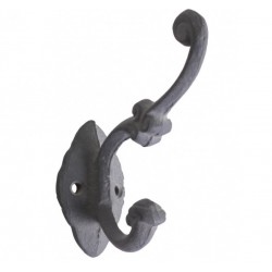 Wieszak Ścienny Żeliwny Szary 7