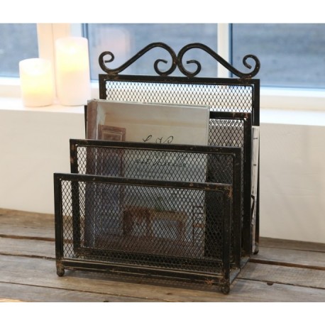 Gazetnik Metalowy Vintage Chic