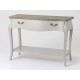 Szara Konsola Z Półką Prowansalska Diana