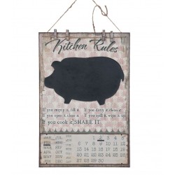 Tablica Do Pisania Kredą Z Kalendarzem