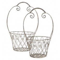 Kosze Metalowe Gardenia 2szt.