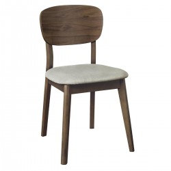 Krzesło Tapicerowane Oslo Walnut