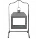 Lampion Metalowy Szary A