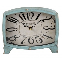 Zegarek Stojący Postarzany Błękitny