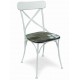 Krzesło Metalowe Białe