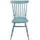 Krzesło Metalowe Błękitne